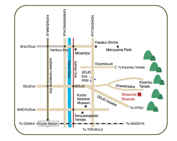 kyoto map